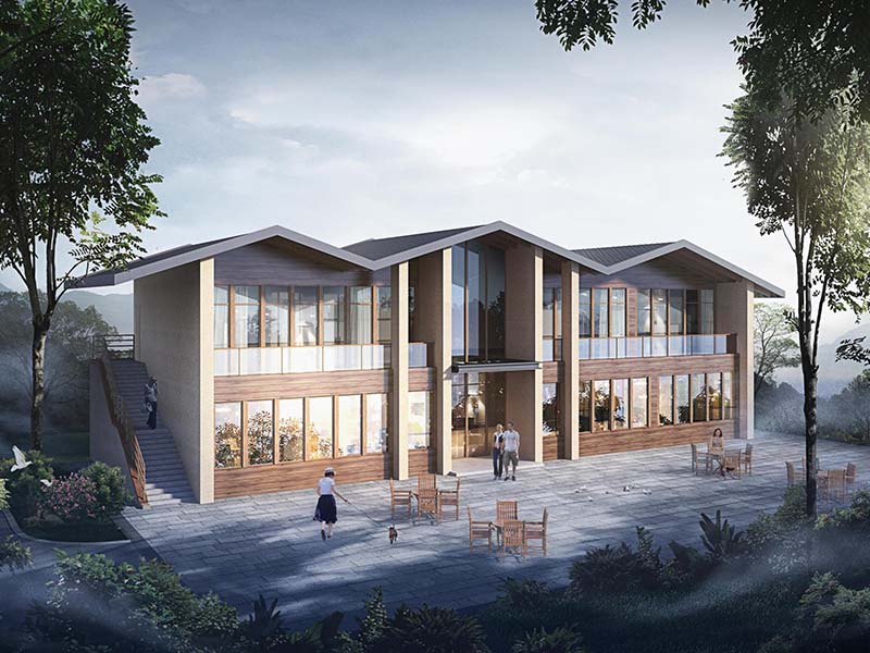 常山县元坳康养项目效果图