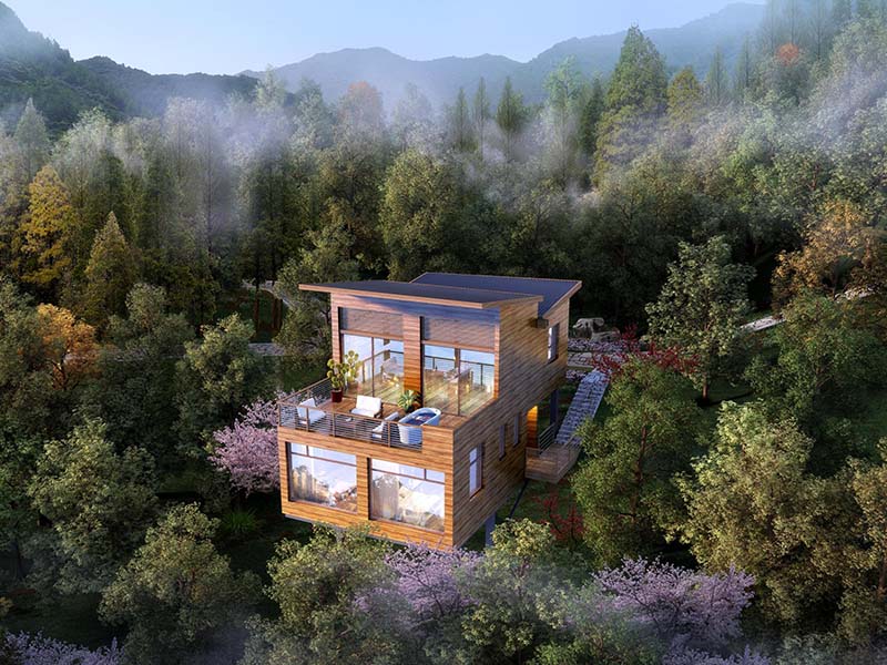 常山县元坳康养项目效果图