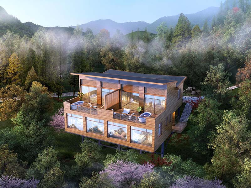 常山县元坳康养项目效果图