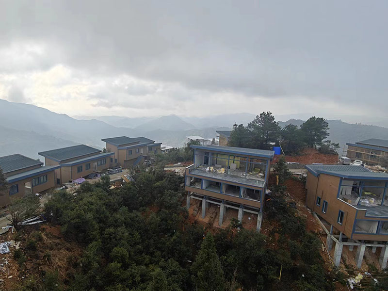 常山县元坳康养项目现场施工